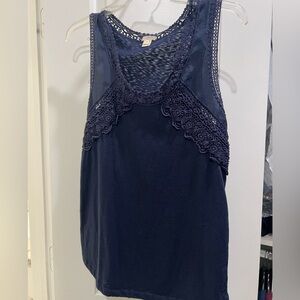 J Crew Sleeveless Top | navy